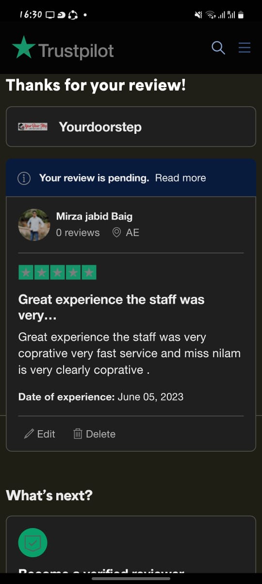 Yourdoorstep Review mirza