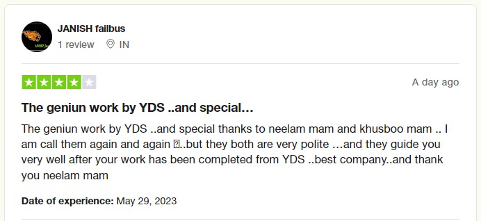 Yourdoorstep Review janish
