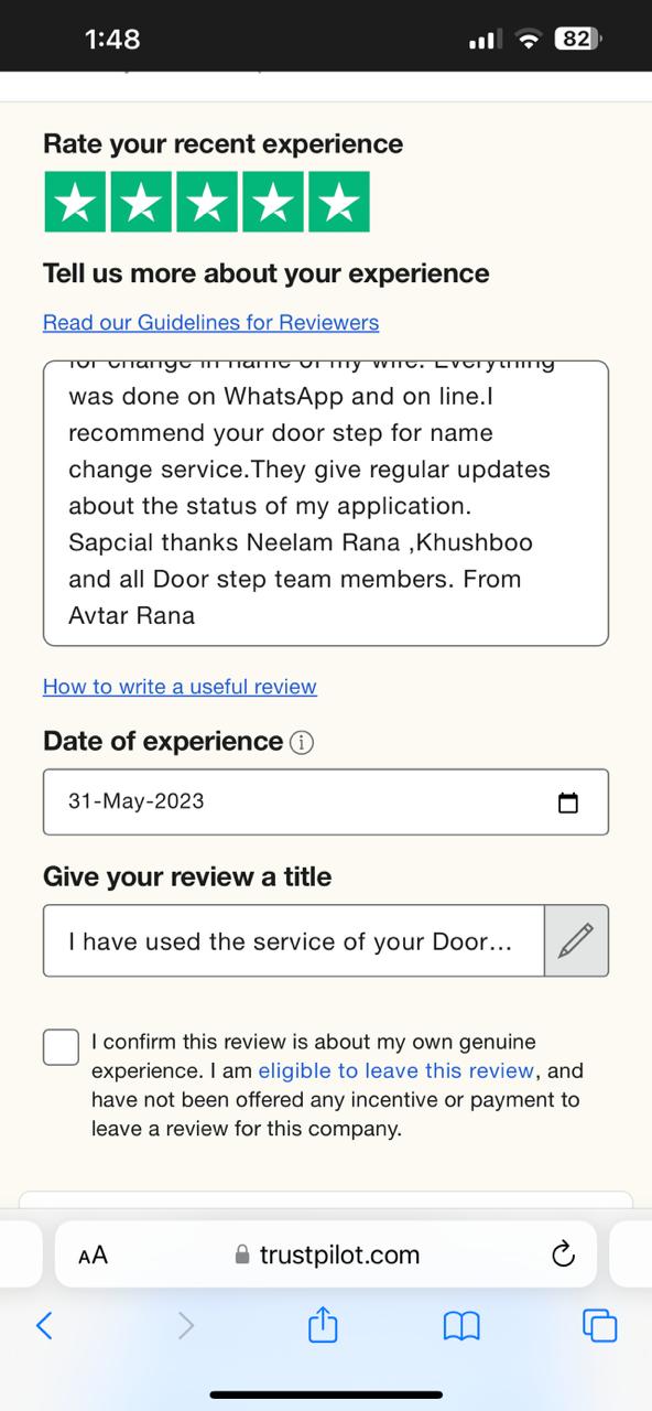 Yourdoorstep Review avtar