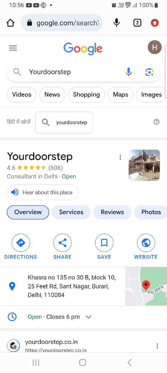 Yourdoorstep Review harjap google