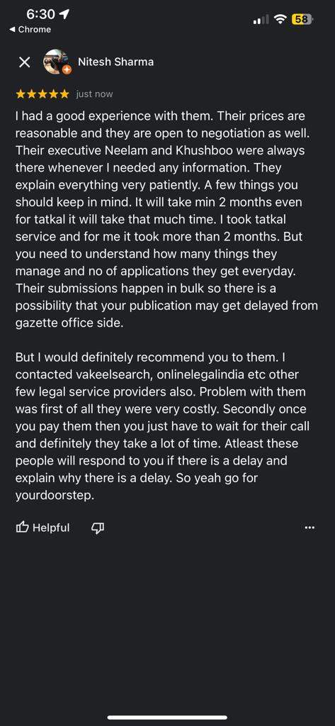 Yourdoorstep Review sneha