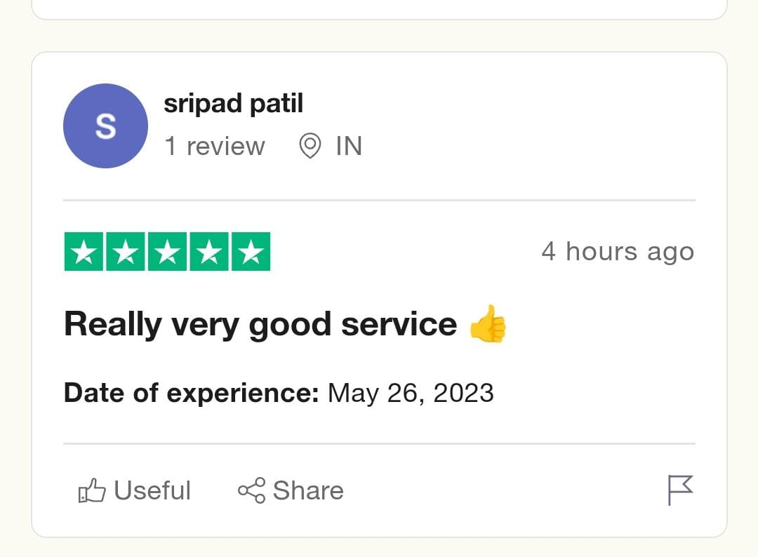 Yourdoorstep Review  sripad patil 
