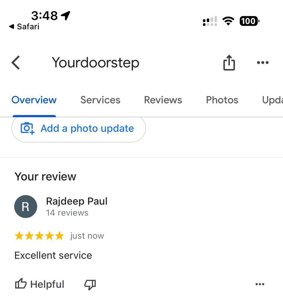 Yourdoorstep Review rajdeep paul
