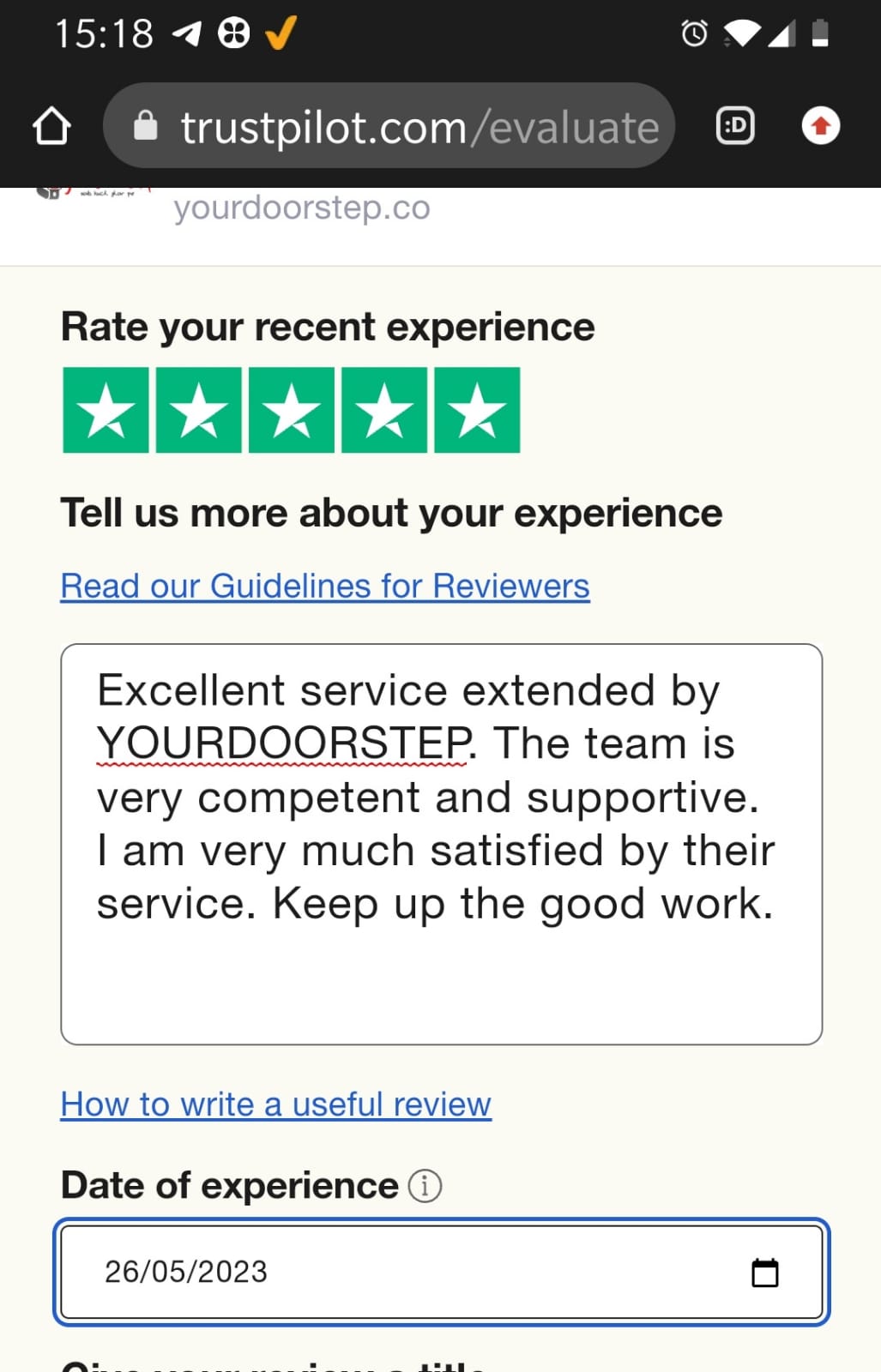 Yourdoorstep Review 19663