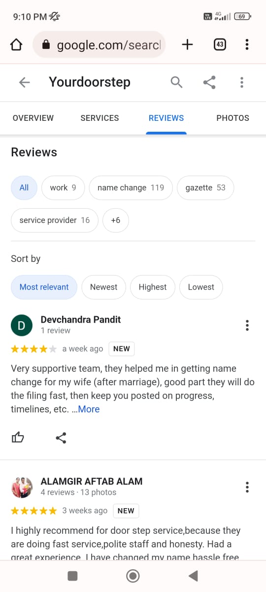 Yourdoorstep Review devchandra pandit