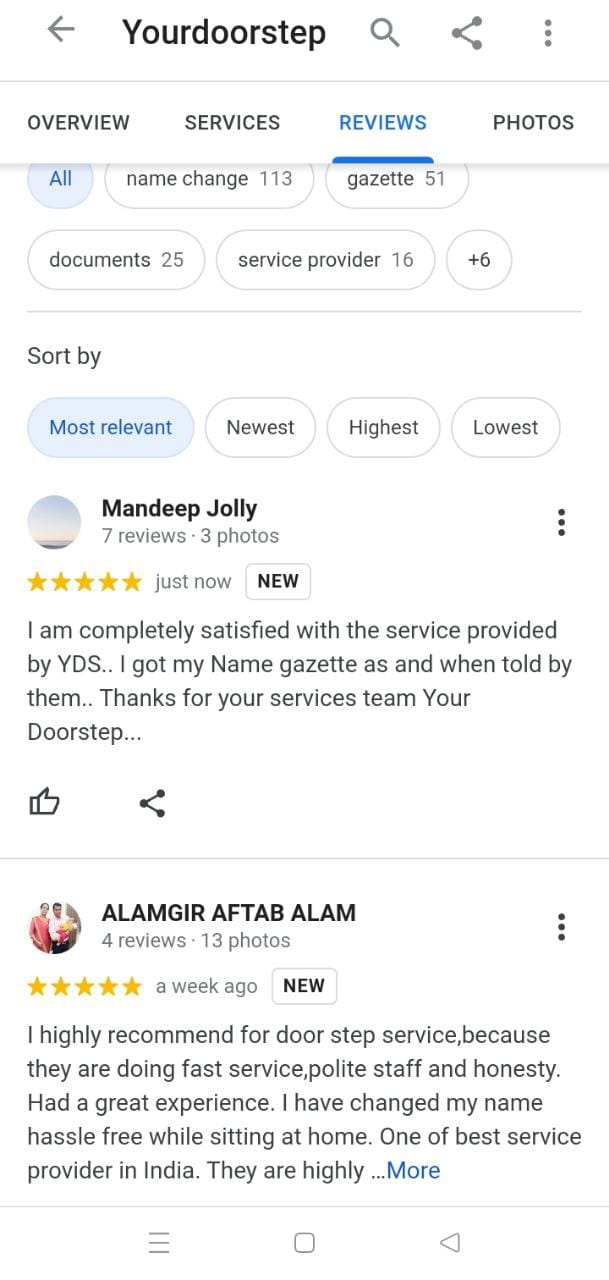 Yourdoorstep Review MANDEEP JOLLY 
