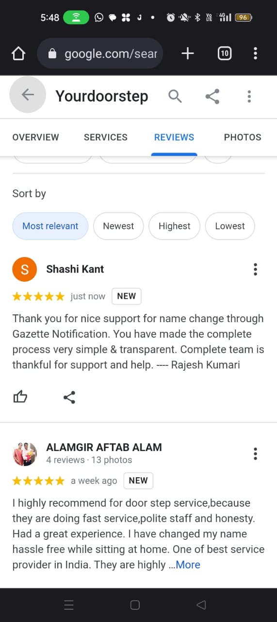 Yourdoorstep Review  SHASHI KANT