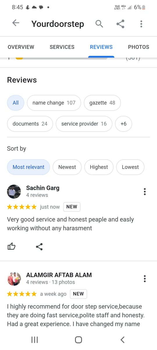 Yourdoorstep Review   25457