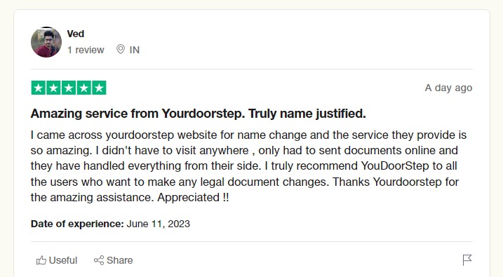 Yourdoorstep Review SHUBHAM