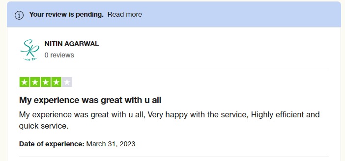 Yourdoorstep Review   NITIN AGGARWAL
